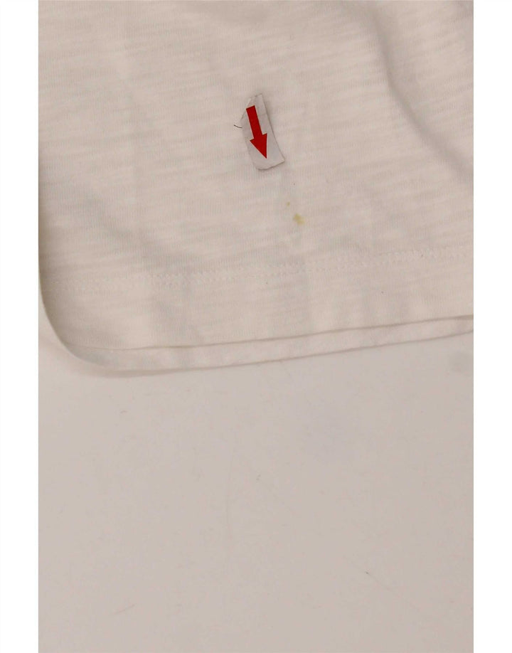 Calvin Klein Jeans Ženska majica kratkih rukava UK 14 Srednje bijela