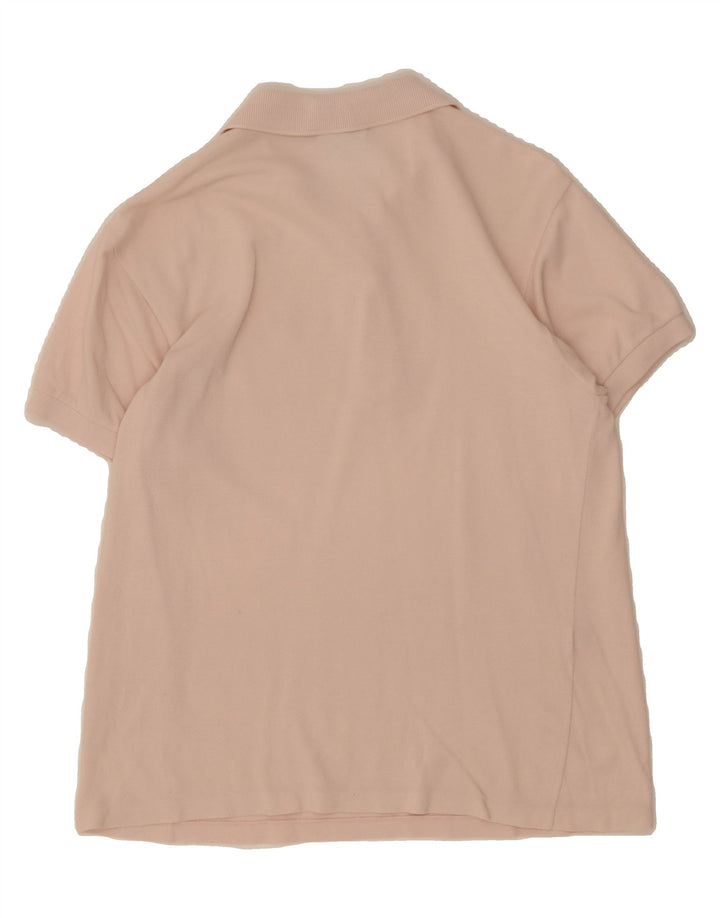 LACOSTE Womens Polo Shirt Size 38 Medium Pink Cotton Vintage Lacoste and Second-Hand Lacoste from Messina Hembry 