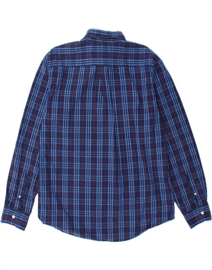 DOCKERS Mens Classic Fit Shirt Large Blue Check Cotton Vintage Dockers and Second-Hand Dockers from Messina Hembry 