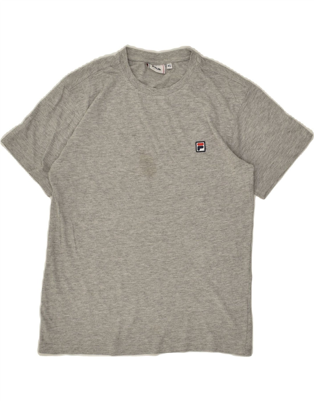 FILA Womens T-Shirt Top UK 6 XS Grey Vintage Fila and Second-Hand Fila from Messina Hembry 