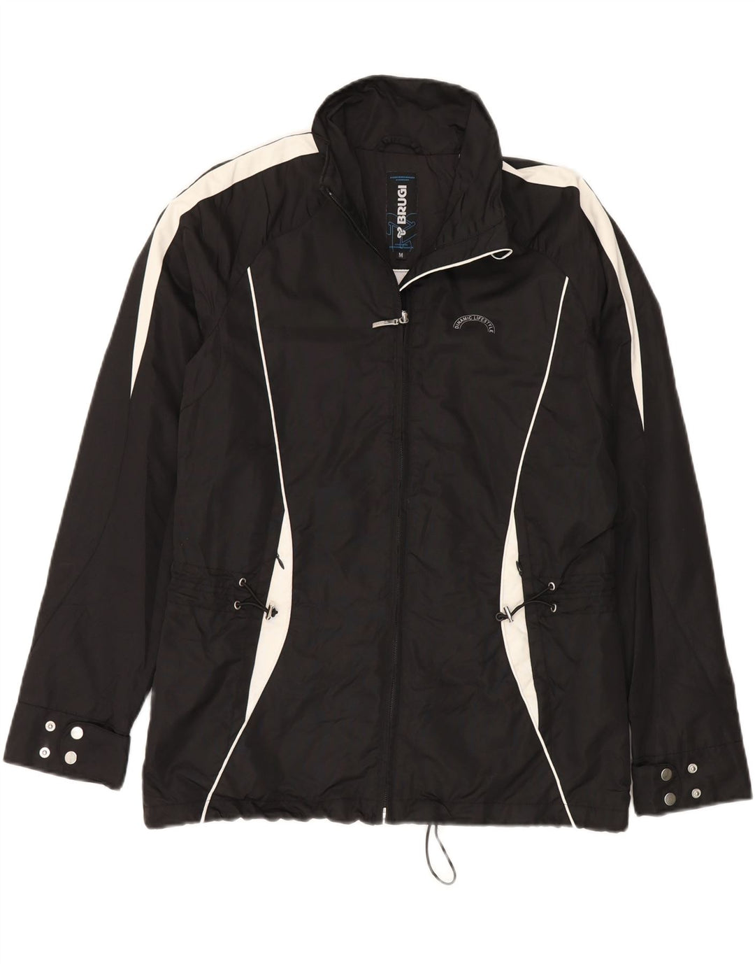 Brugi muška kišna jakna UK 38 Srednje crni poliamid u boji