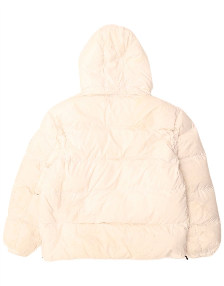 Tommy Hilfiger muška grafička podstavljena jakna UK 40 Large White Colourblock