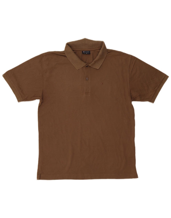Champion muška polo majica srednje smeđe pamučne boje