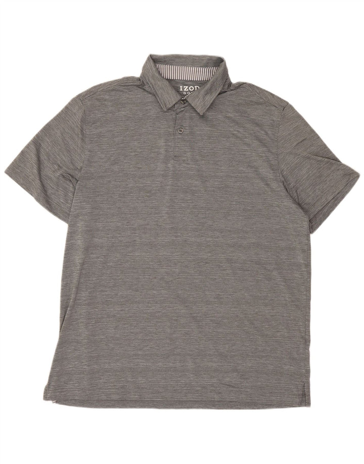 IZOD Muška polo majica za golf s velikim sivim mrljama