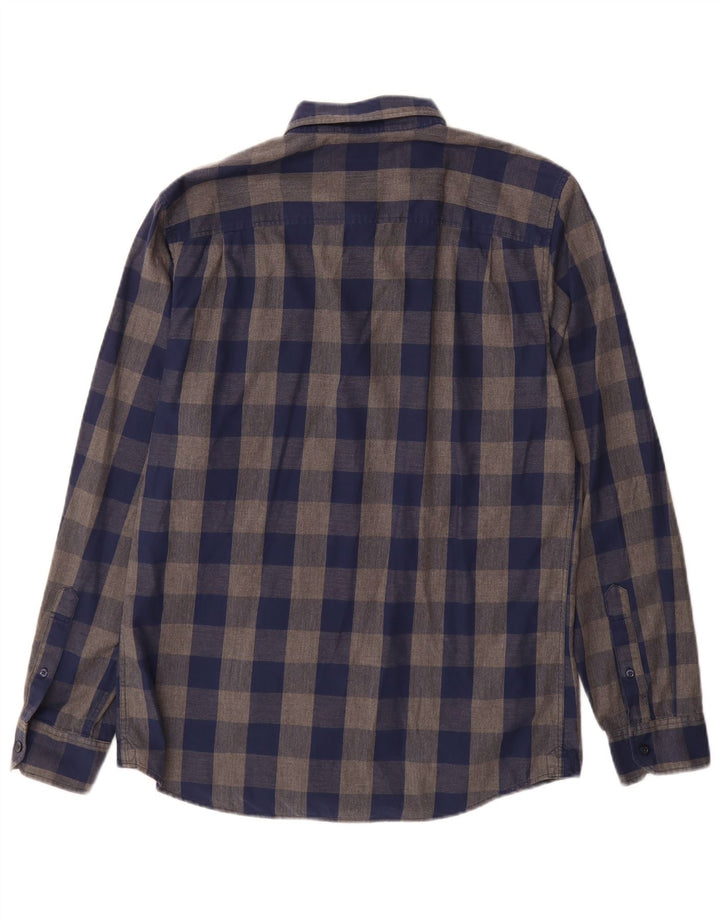 Jack Wills Klasična muška flanelska košulja Srednje tamnoplavi pamuk od ginghama