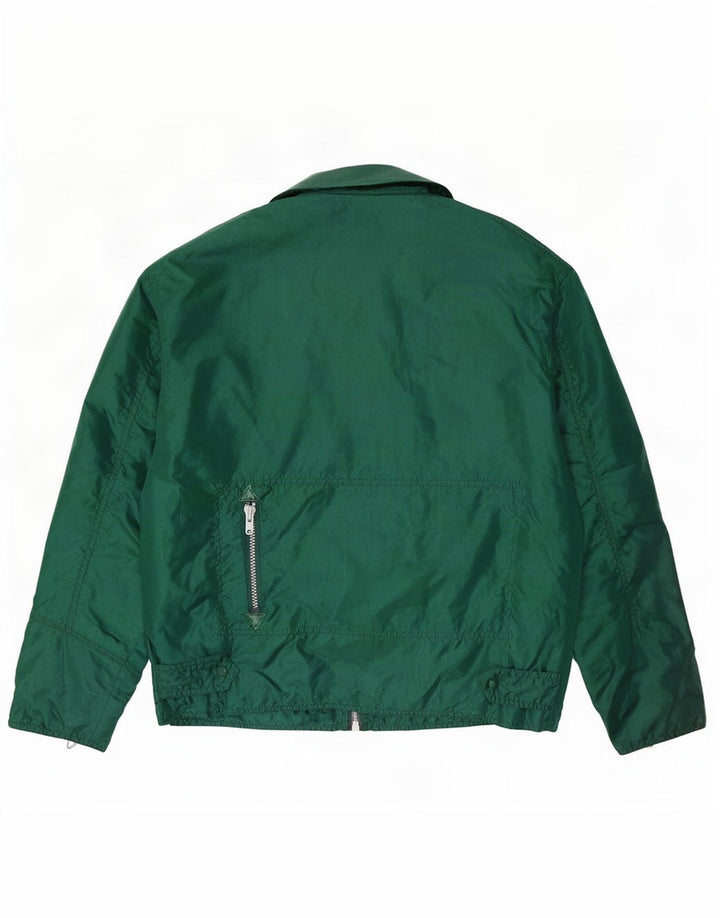 Vintage muška bomber jakna UK 40 veliki zeleni najlon