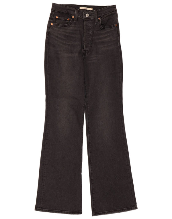 Levi's ženske traperice visokog struka s visokim strukom W28 L31 sivi pamuk