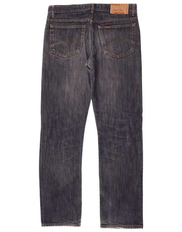 Carrera Mens 710 Straight Jeans W34 L34 Plavi pamuk