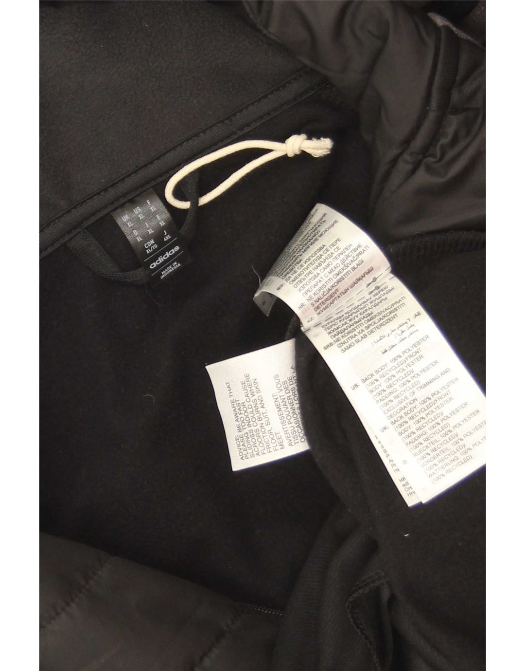 Adidas muška trenirka Aeroready zip izrez gornja jakna XL crni poliester