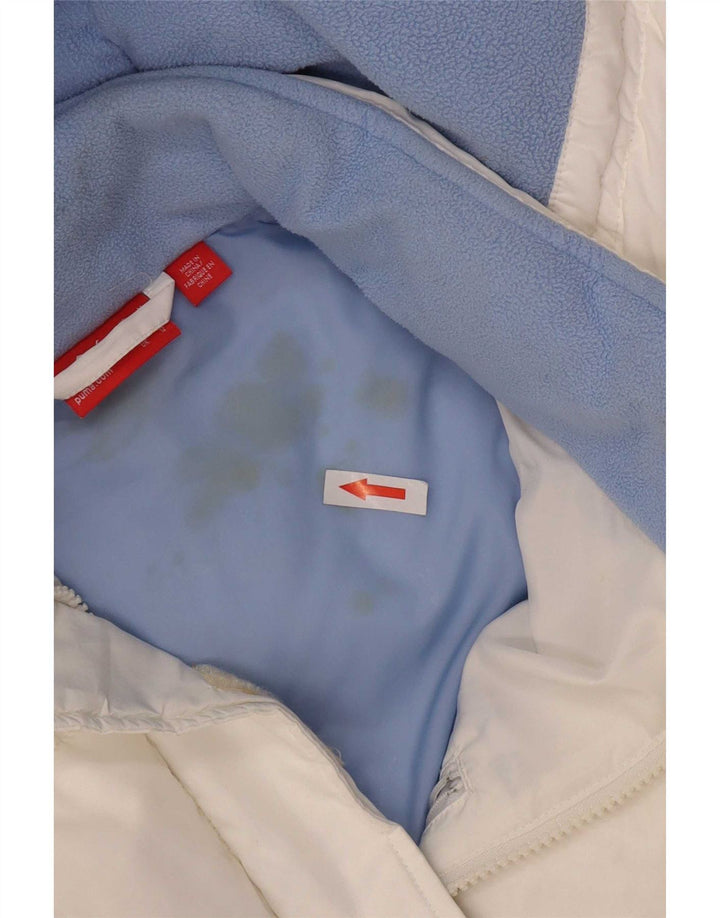 Puma ženska podstavljena jakna s kapuljačom UK 12 Medium White