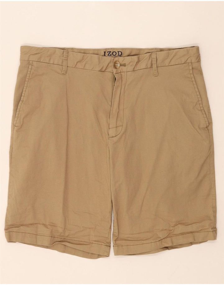 IZOD Mens Chino Shorts W36 Large Beige Cotton Vintage Izod and Second-Hand Izod from Messina Hembry 