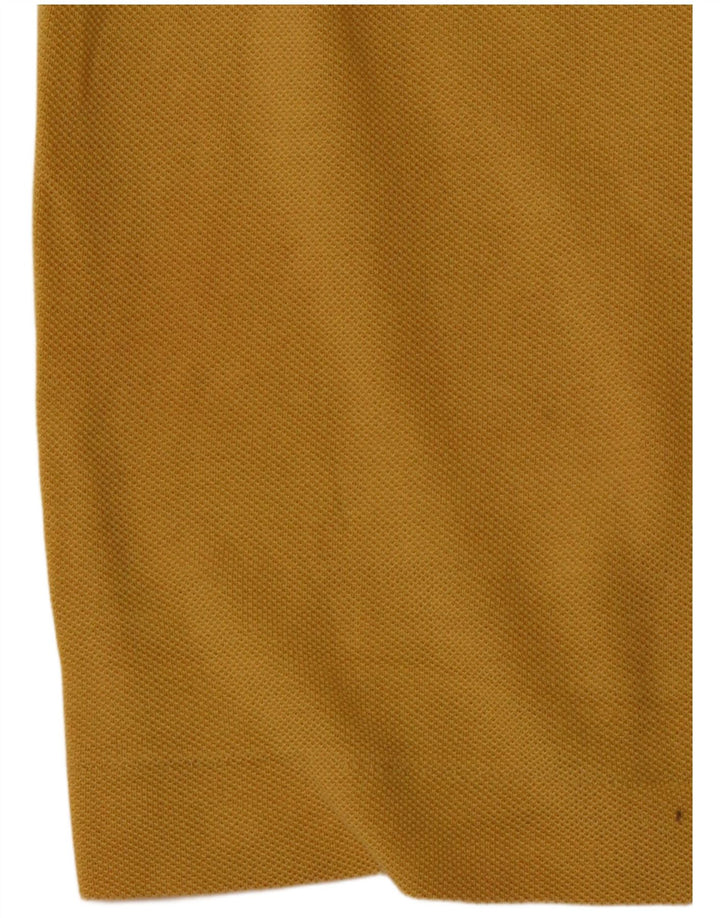 LACOSTE muška klasična polo majica veličine 4 srednje žuti pamuk