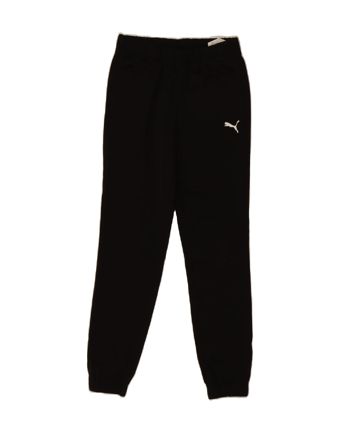 PUMA Boys Tracksuit Trousers Joggers 11-12 Years  Black Polyester Vintage Puma and Second-Hand Puma from Messina Hembry 