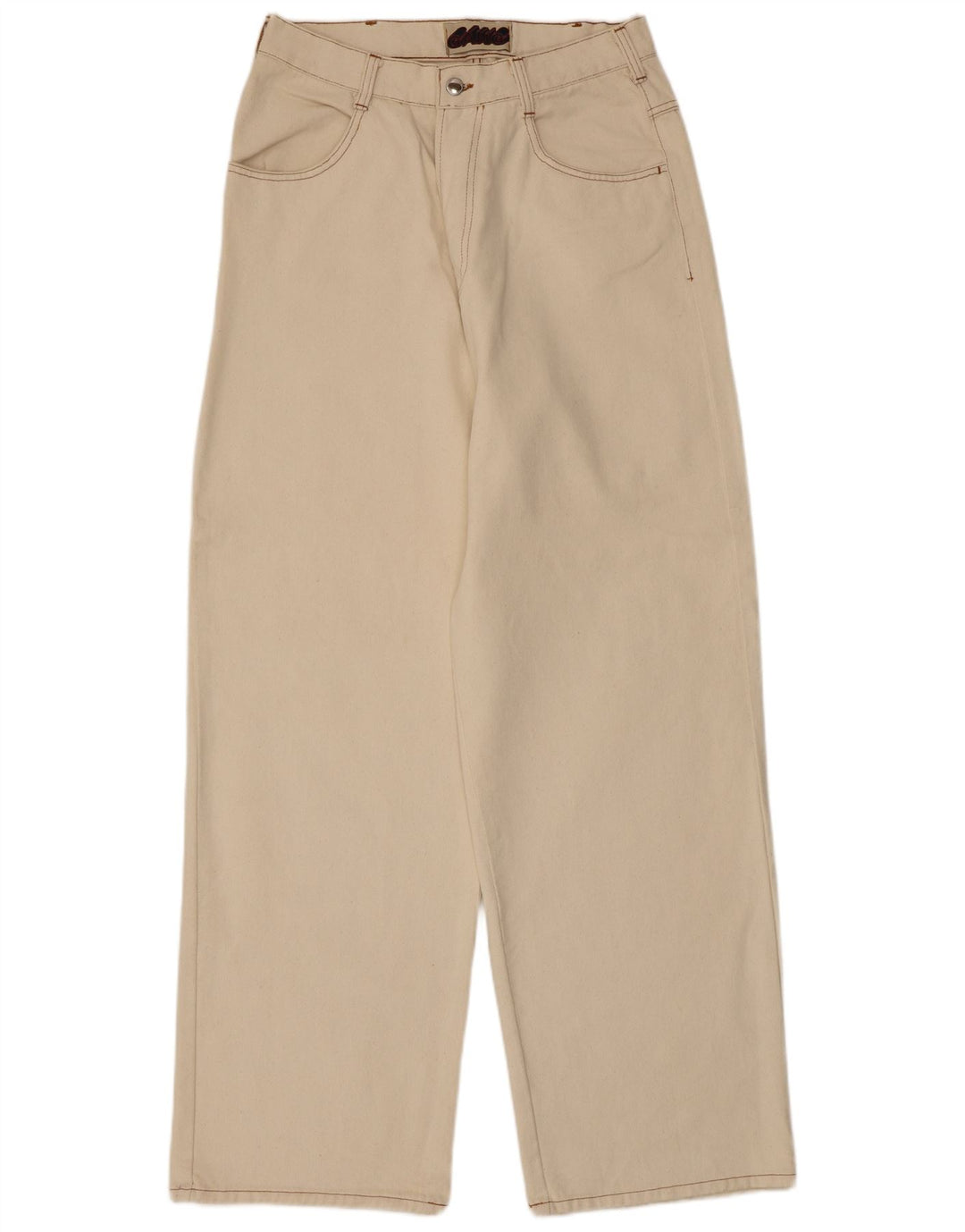 GANG Muške široke ležerne hlače XL W32 L33 Pamuk od bijele boje