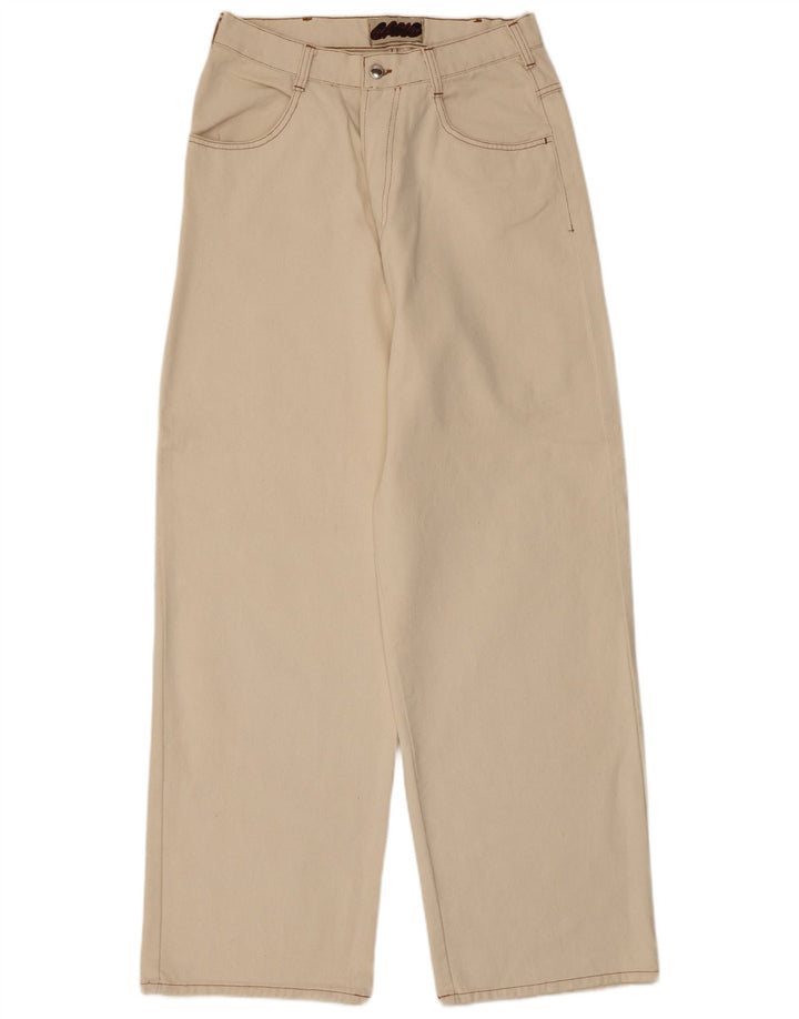 GANG Muške široke ležerne hlače XL W32 L33 Pamuk od bijele boje