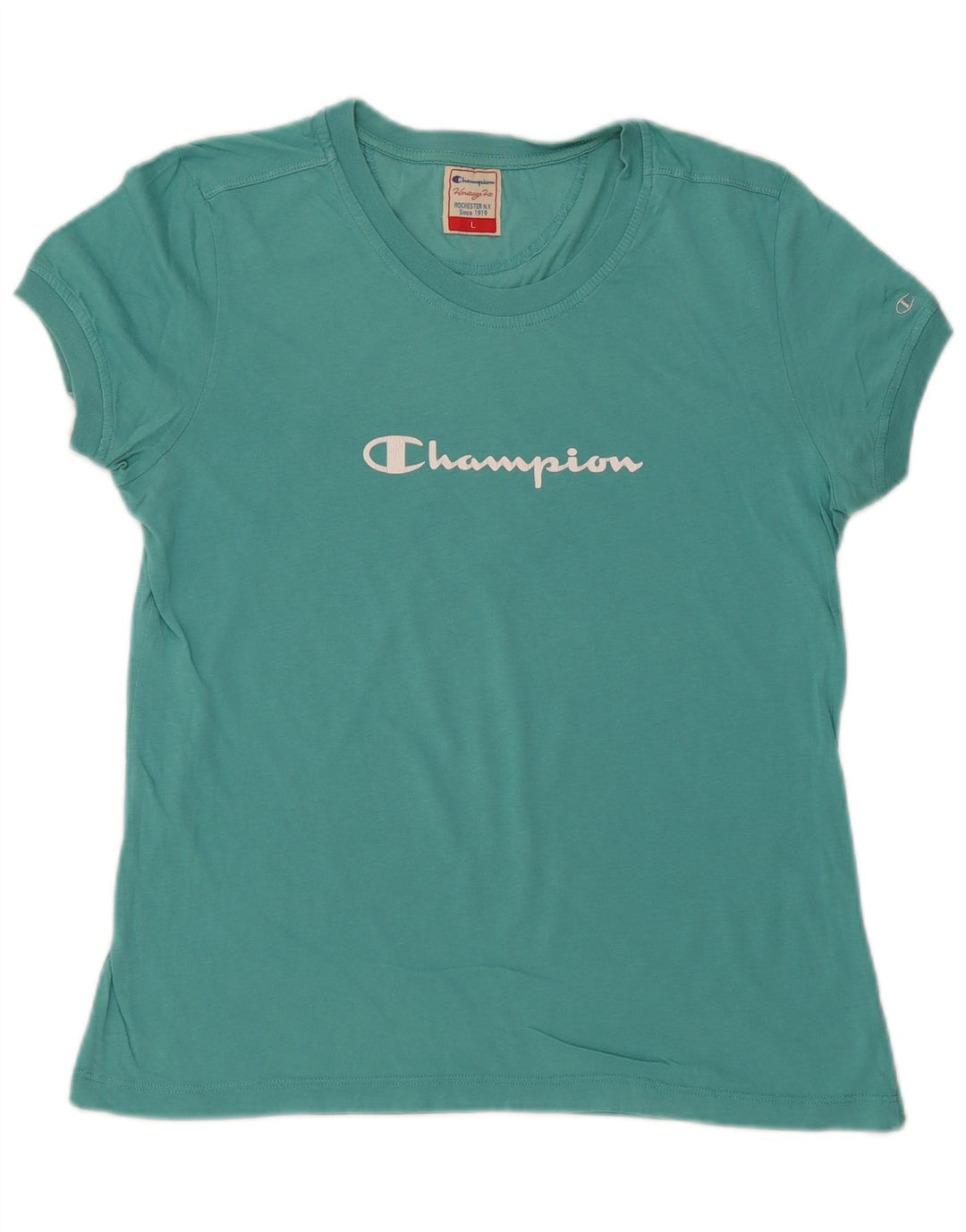 CHAMPION Ženska majica s grafičkim motivima UK 14 Large Green