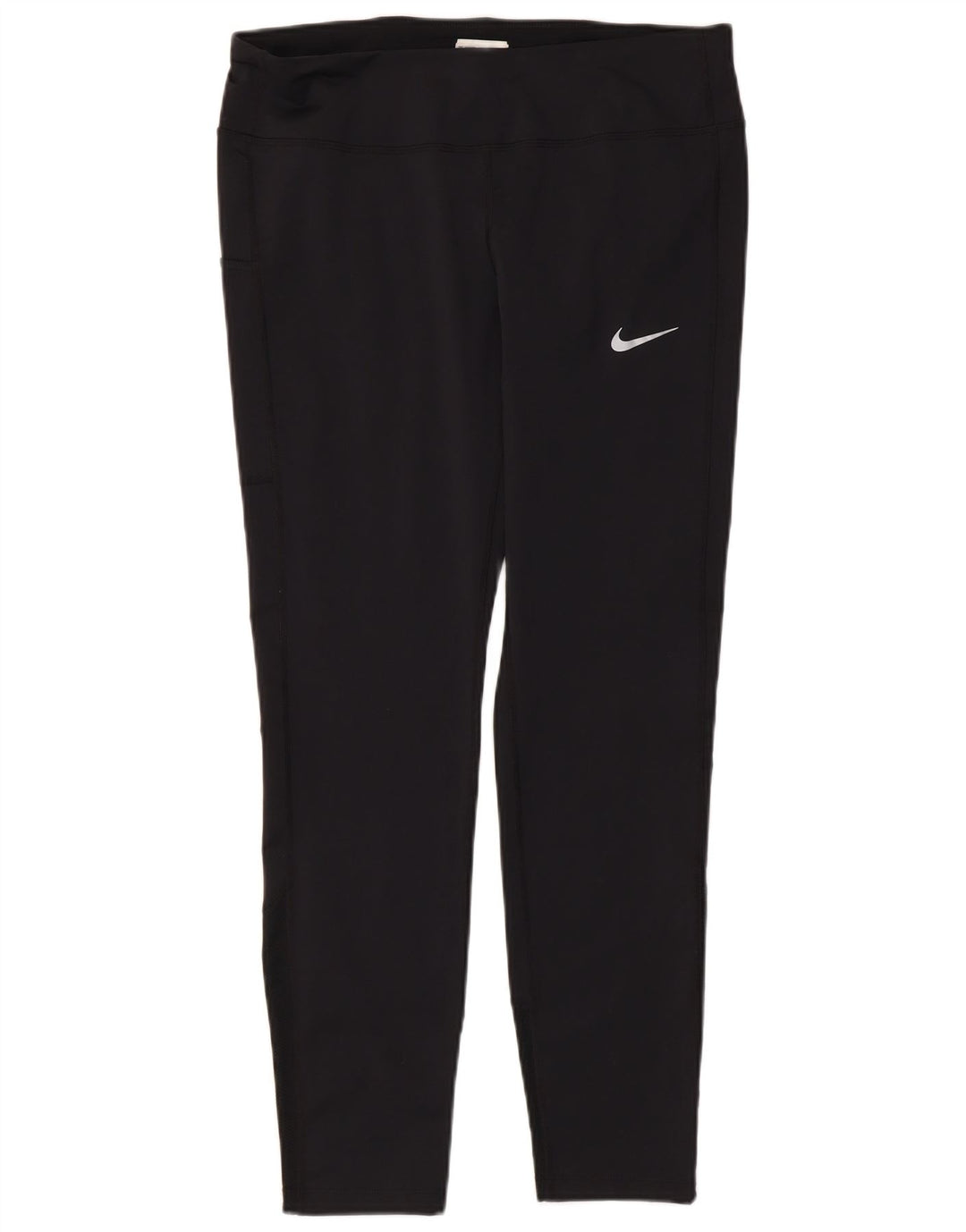 NIKE Ženske Dri Fit Leggings UK 16 Veliki crni poliester