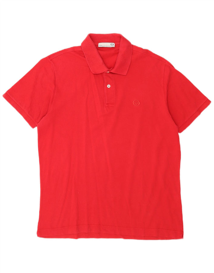 Sergio Tacchini muška polo majica IT 50 Srednje crveni pamuk
