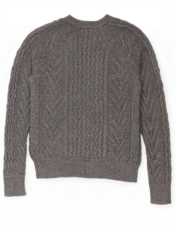 Gap Womens Crew Neck Jumper Sweater UK 6 XS Grey