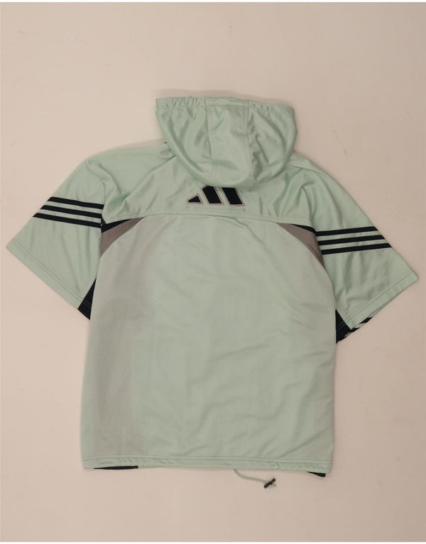 Adidas muška trenirka s kapuljačom gornja jakna UK 40/42 srednje tirkizna