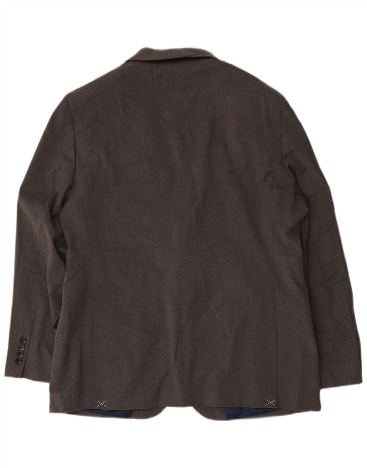 Nautica muška jakna sa 2 gumba UK 44 2XL sivi poliester