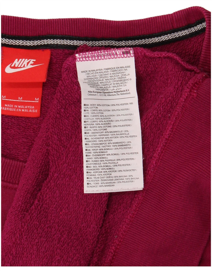 Ženska majica Nike Graphic Sweatshirt UK 14 srednje ružičasti pamuk