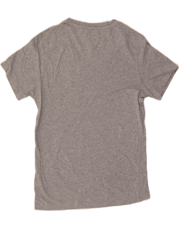 TOMMY HILFIGER Mens T-Shirt Top Small Grey Cotton Vintage Tommy Hilfiger and Second-Hand Tommy Hilfiger from Messina Hembry 
