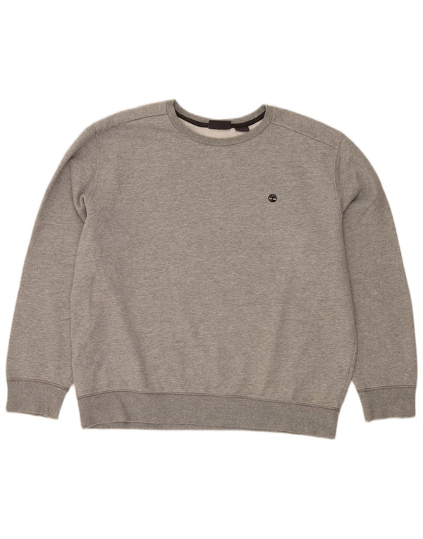 Timberland muški džemper 2XL sivi flekasti pamuk