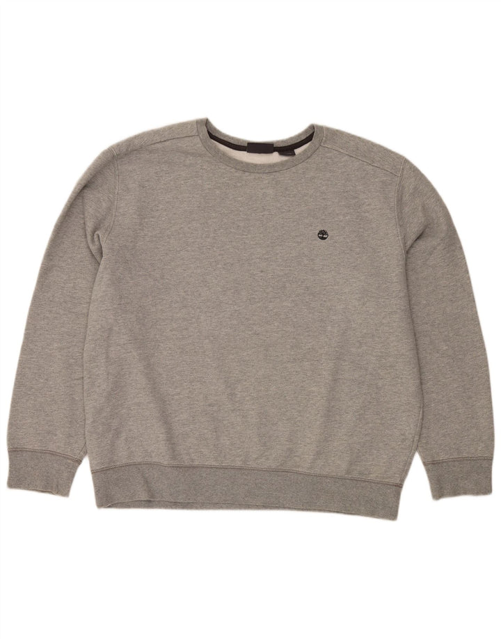 Timberland muški džemper 2XL sivi flekasti pamuk