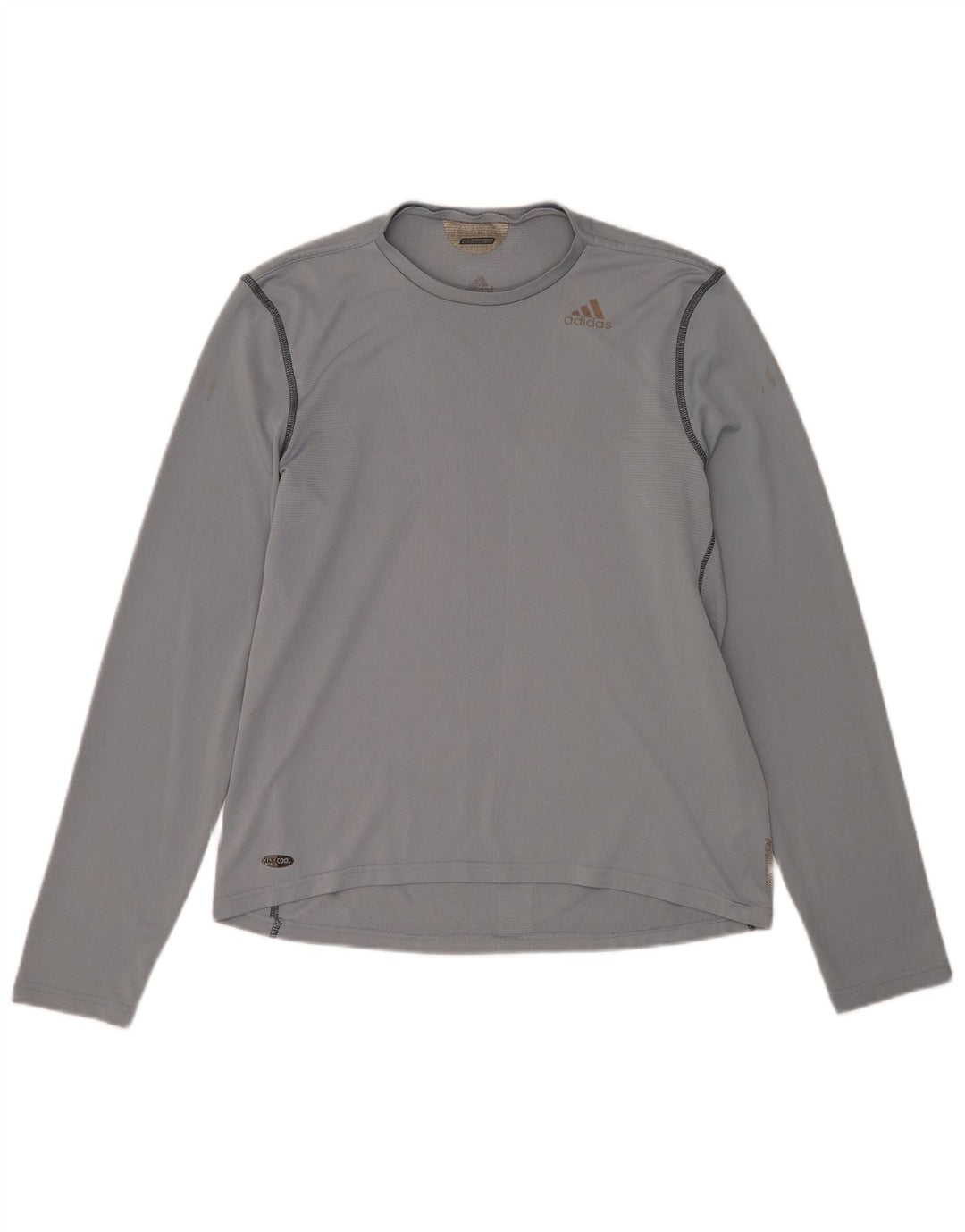 Adidas muška Climacool majica dugih rukava srednje sive boje od poliestera