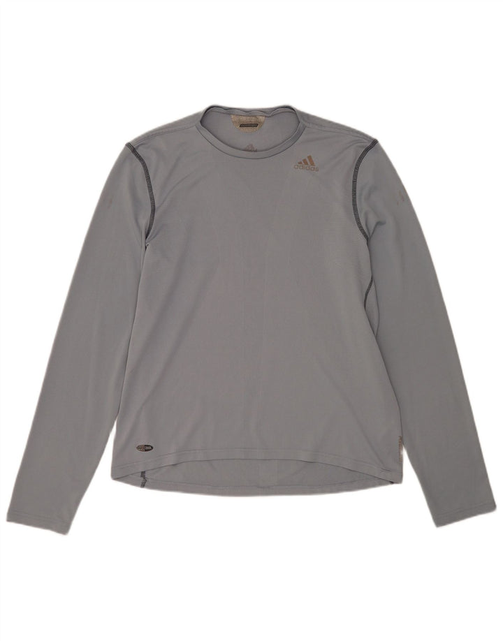 Adidas muška Climacool majica dugih rukava srednje sive boje od poliestera
