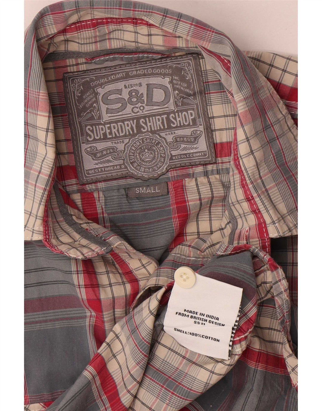 Superdry muška majica kratkih rukava, mali plavi pamuk
