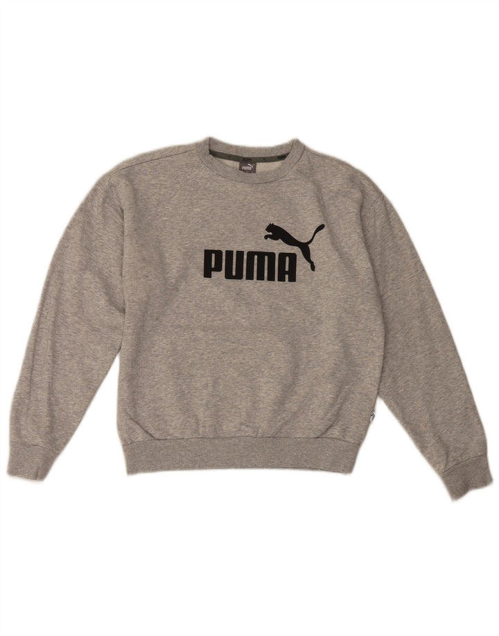 Puma muška majica s grafičkim motivima XS, sivi pamuk