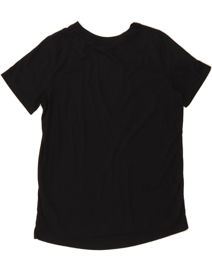 NIKE Womens Graphic T-Shirt Top UK 14 Medium Black Polyester Vintage Nike and Second-Hand Nike from Messina Hembry 