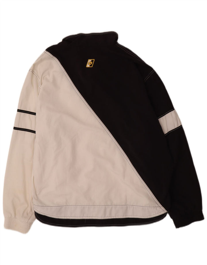 Lotto muška gornja jakna od trenirke, veliki crni poliester u boji