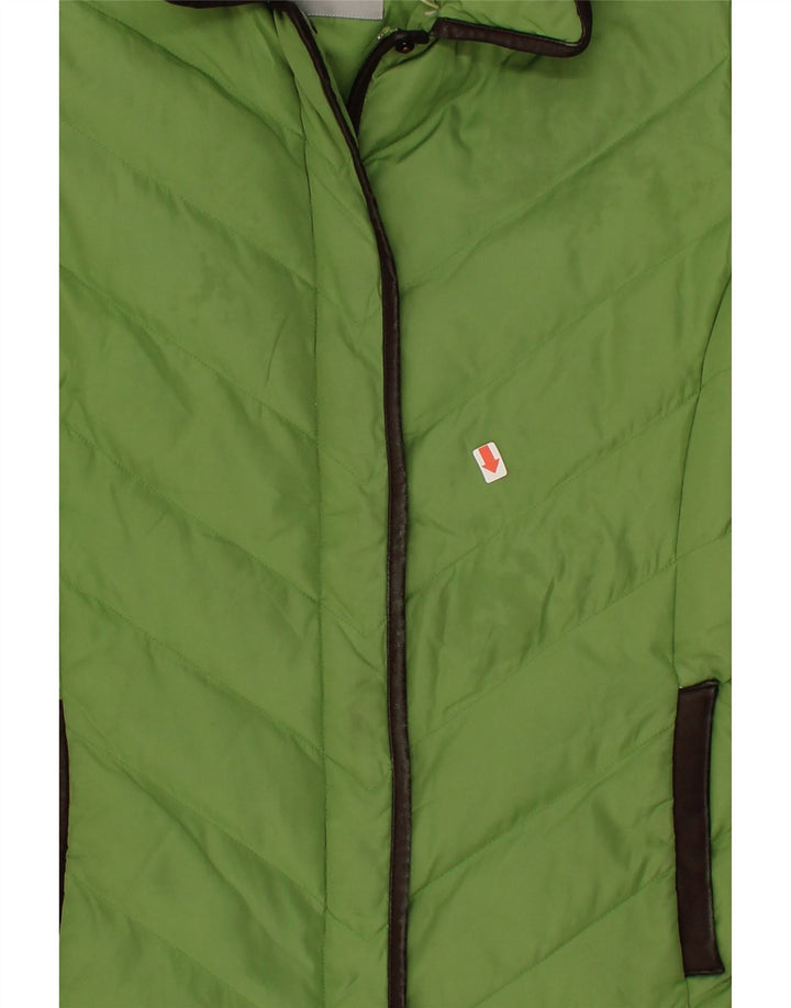 MISSONI Womens Padded Jacket US 12 Large Green Polyester Vintage Missoni and Second-Hand Missoni from Messina Hembry 