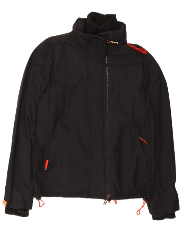 Superdry ženska jakna s grafičkom vjetrovkom UK 16 velika crna