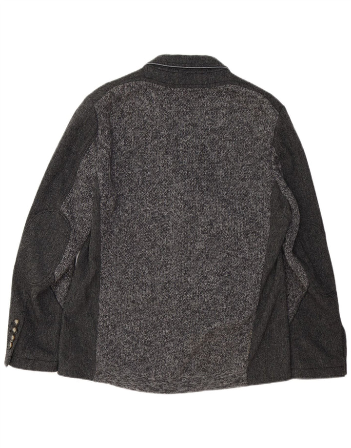 HUGO BOSS Muška jakna sa 3 gumba EU 50 velika siva riblja kost