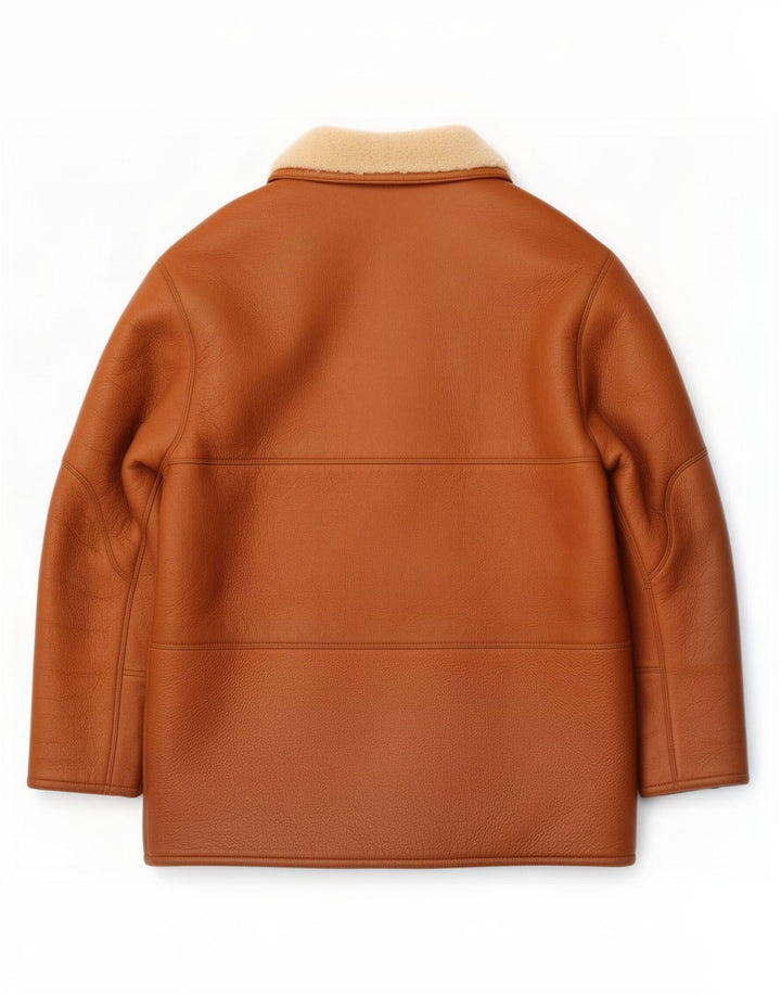 Lamatta muška jakna s ovčicama UK 40 Large Brown