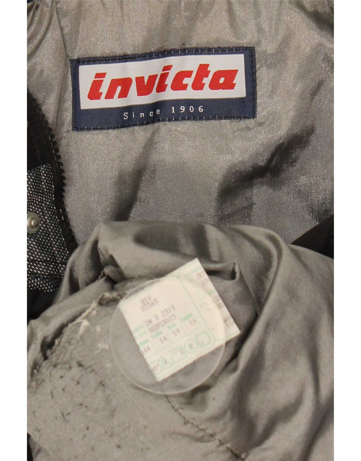 Invicta Ženska grafička vjetrovka Jakna UK 14 Veliki crni blok boja