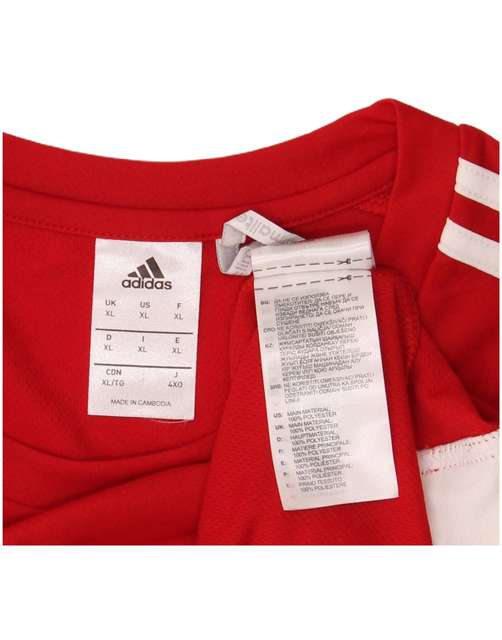 Adidas muška majica Climalite Top XL crveni poliester