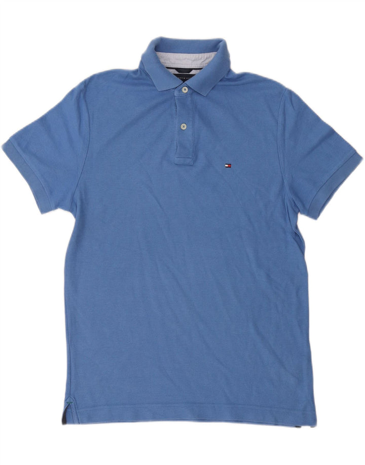 TOMMY HILFIGER Muška polo majica prilagođenog kroja Srednje plavi pamuk