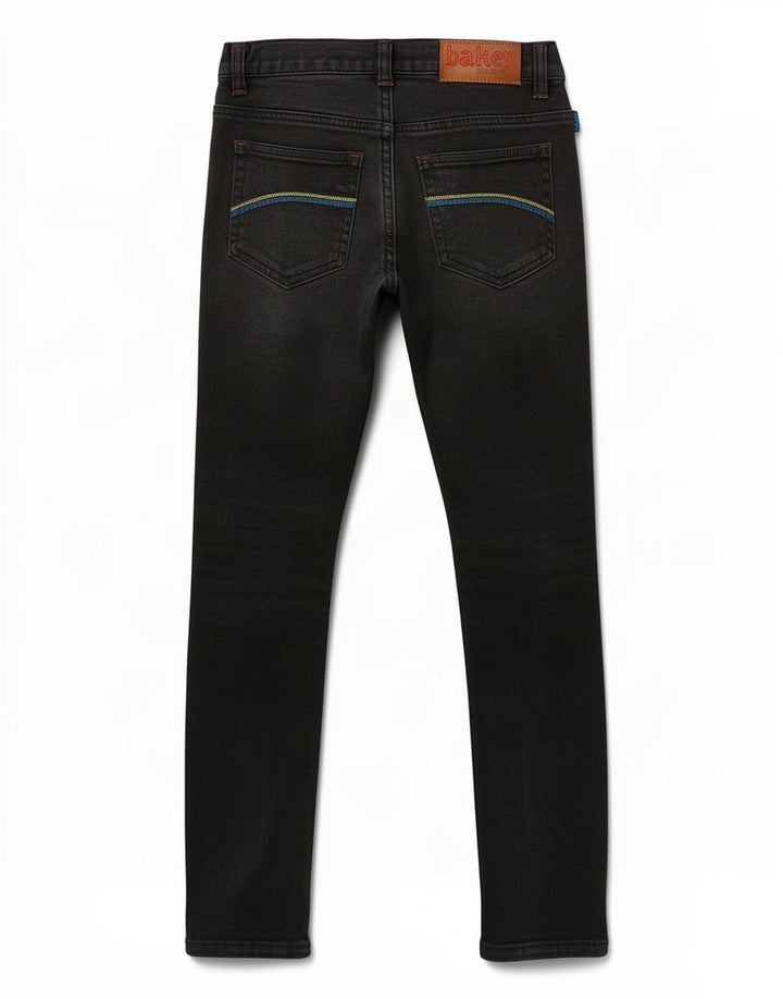 Ted Baker Boys Slim Jeans 8-9 Years W24 L22 Crni pamuk