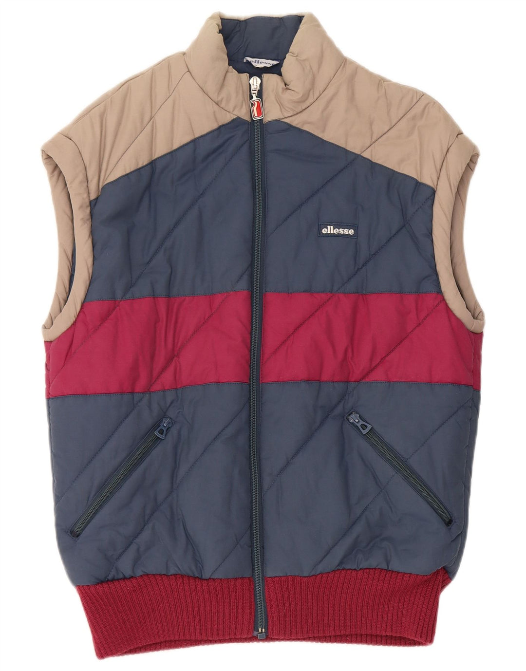Ellesse muška podstavljena jakna IT 48 pamuk srednje plave boje