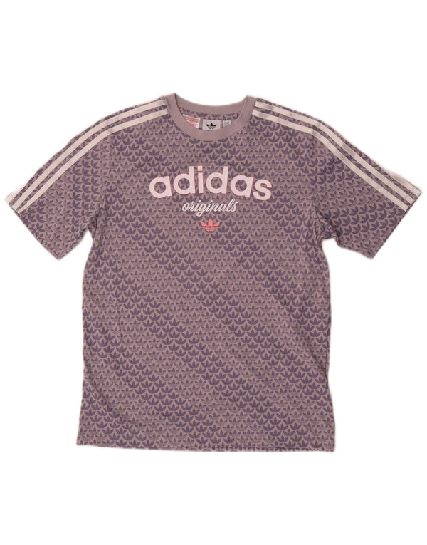 Majica kratkih rukava Adidas za dječake, 13-14 godina, sivi pamuk
