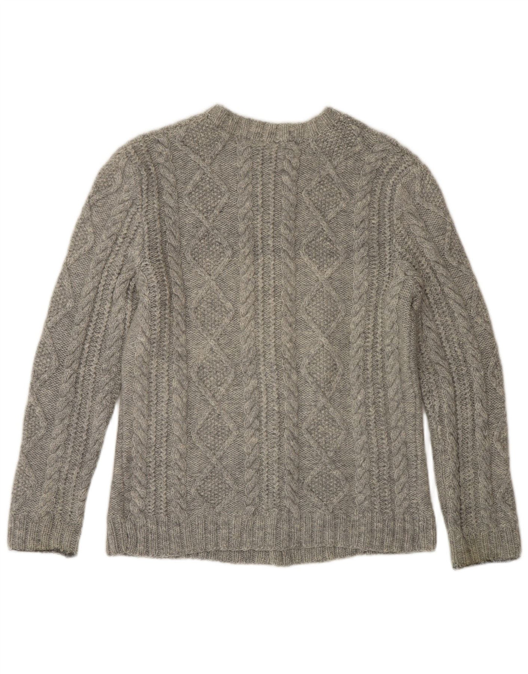 VINTAGE ženski kardigan pulover UK 10 Small Gray