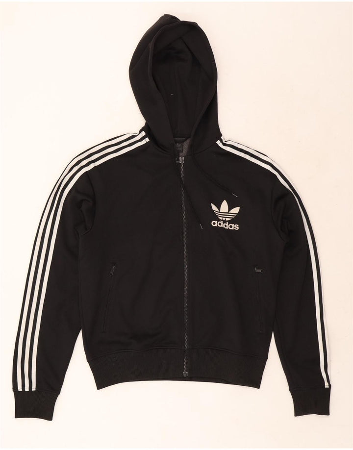 Adidas muška majica s kapuljačom Veliki crni poliester