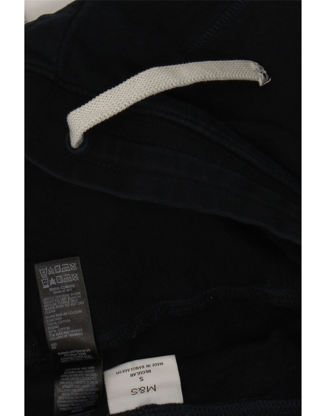 Marks & Spencer muške hlače od trenirke Male tamnoplave pamučne hlače