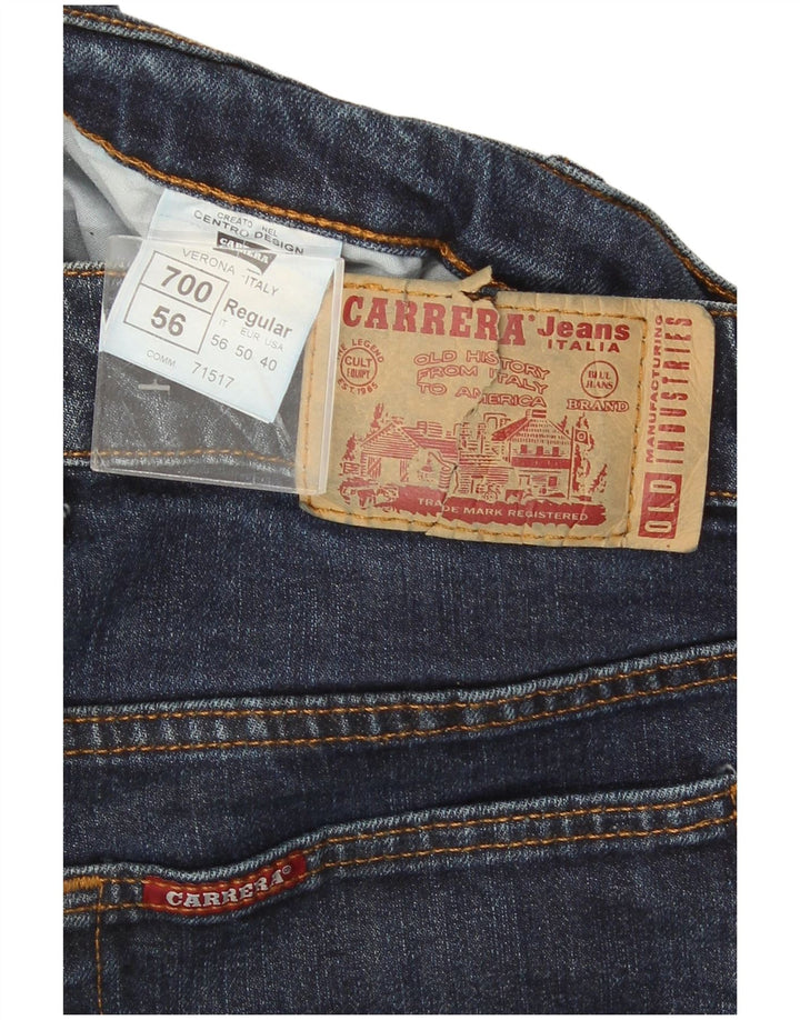 Carrera Mens 700 Regular Slim Jeans W40 L34 Plavi pamuk