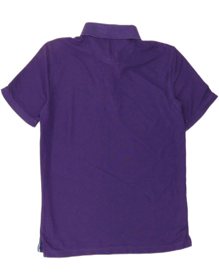 IZOD Mens Polo Shirt Medium Purple Cotton Vintage Izod and Second-Hand Izod from Messina Hembry 